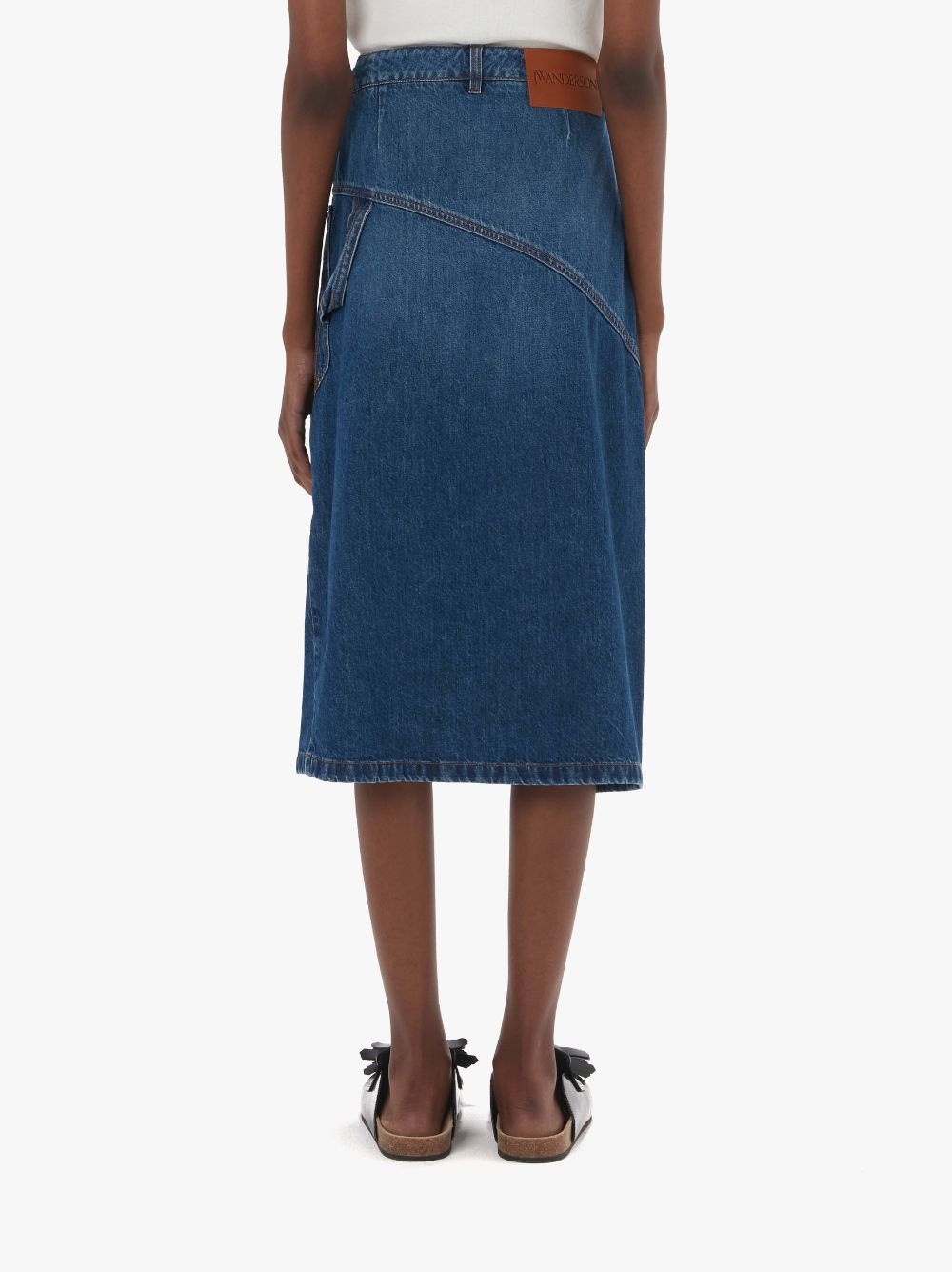 DENIM MIDI SKIRT - 3