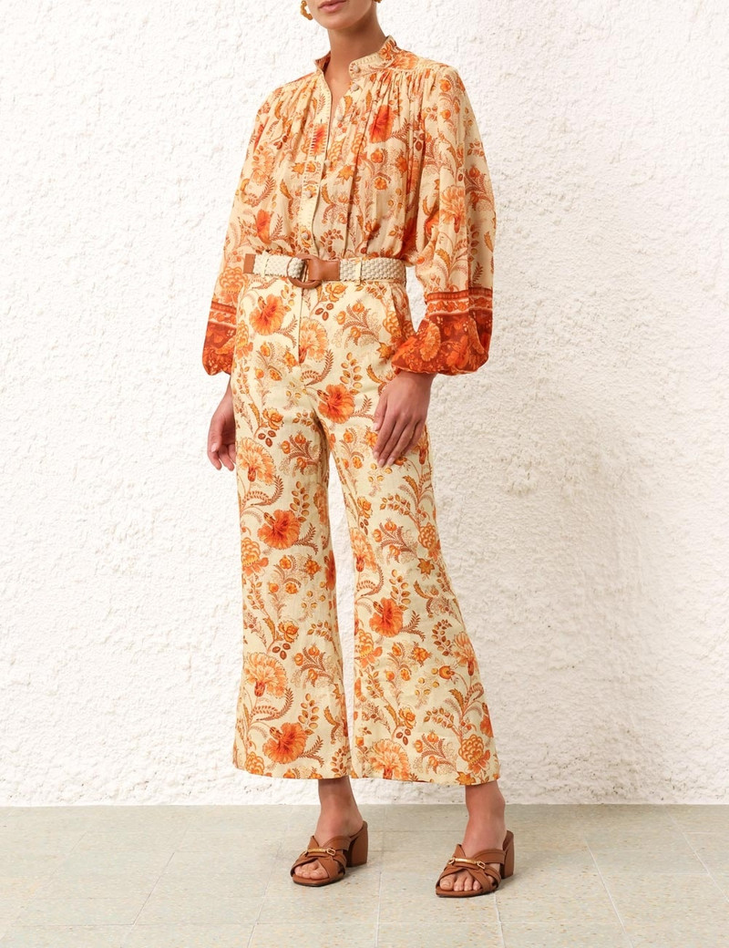 Zimmermann JUNIE CROP FLARED PANT outlook