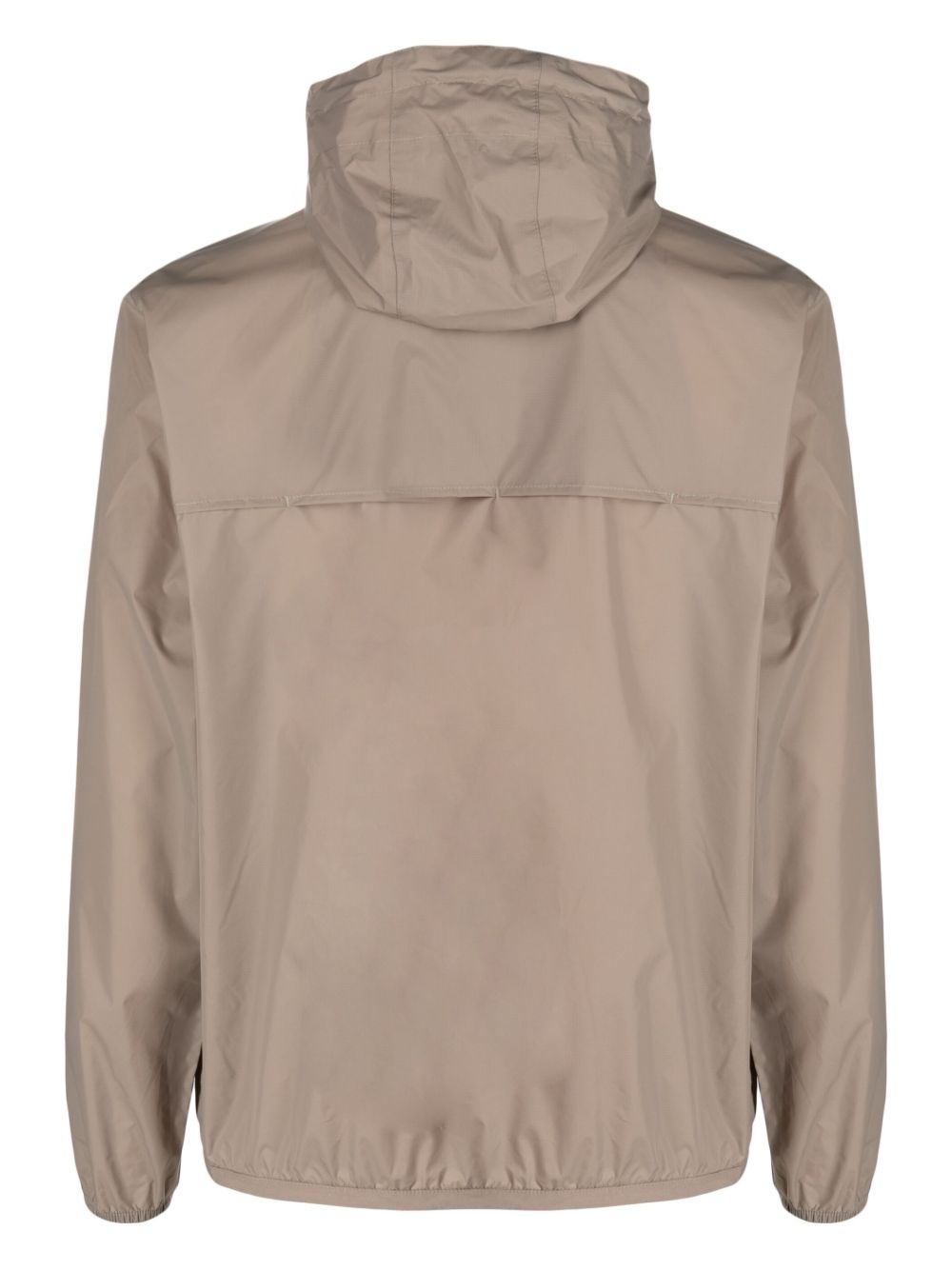logo-print hooded jacket - 2