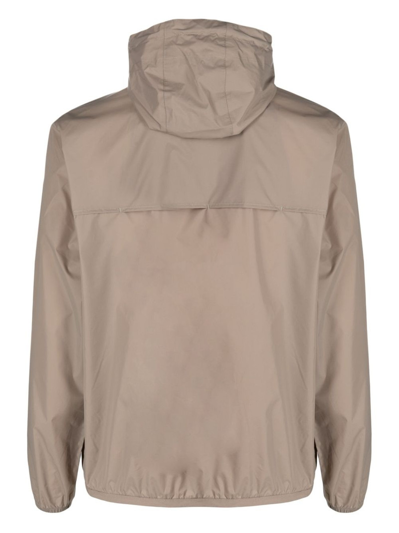 K-WAY logo-print hooded jacket outlook