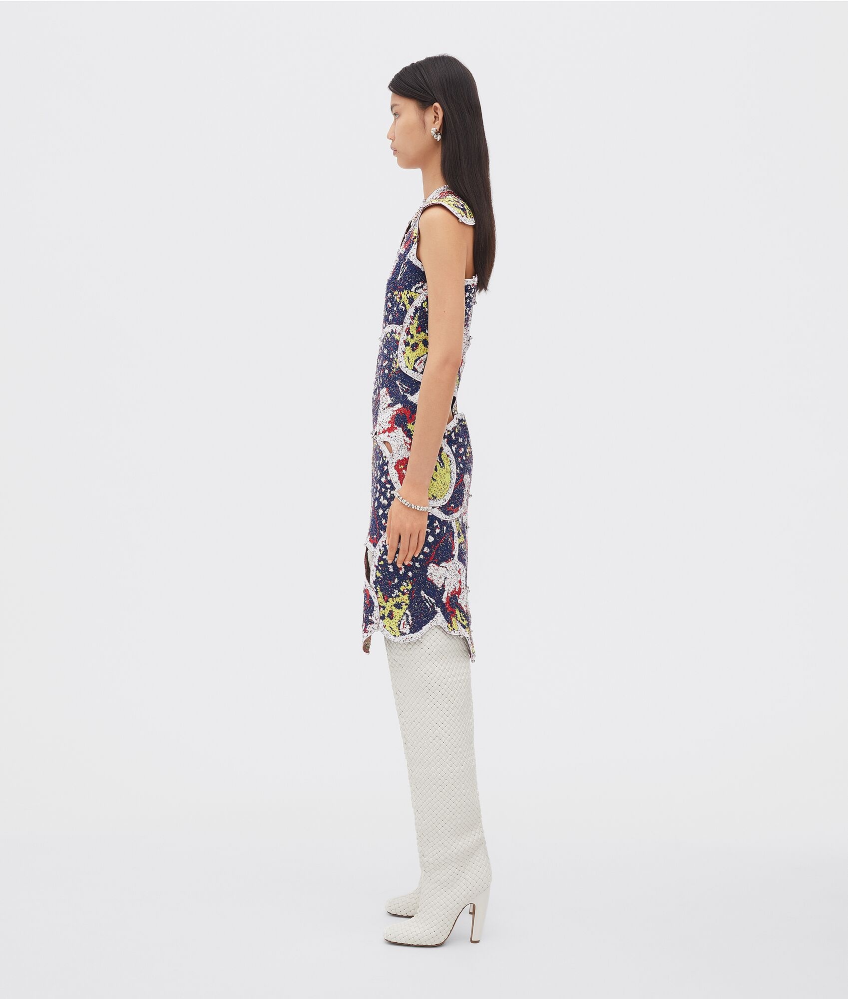 mushroom patchwork dress - 2