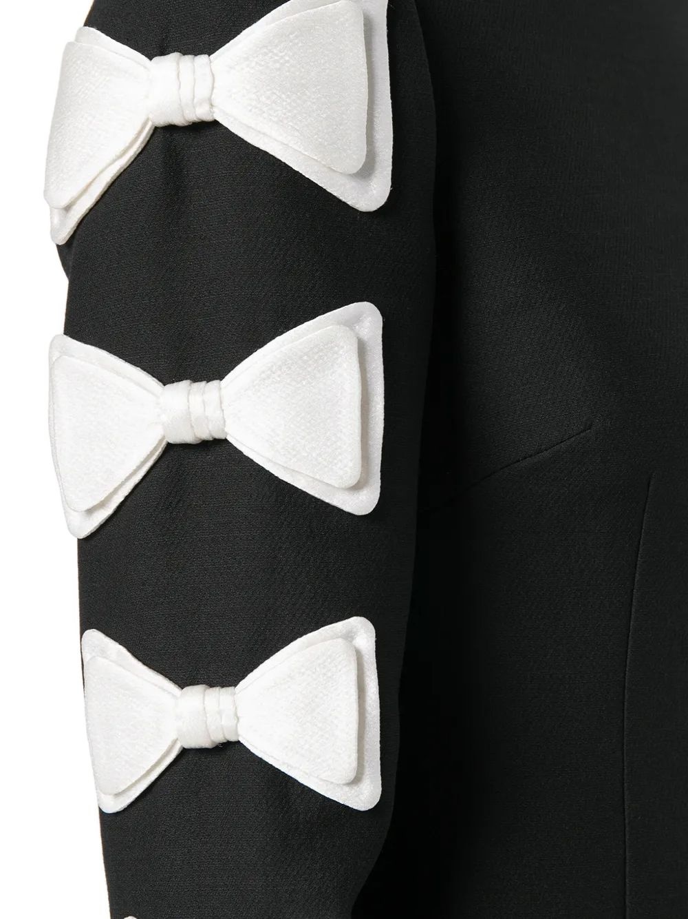 bow-detailed mini dress - 6