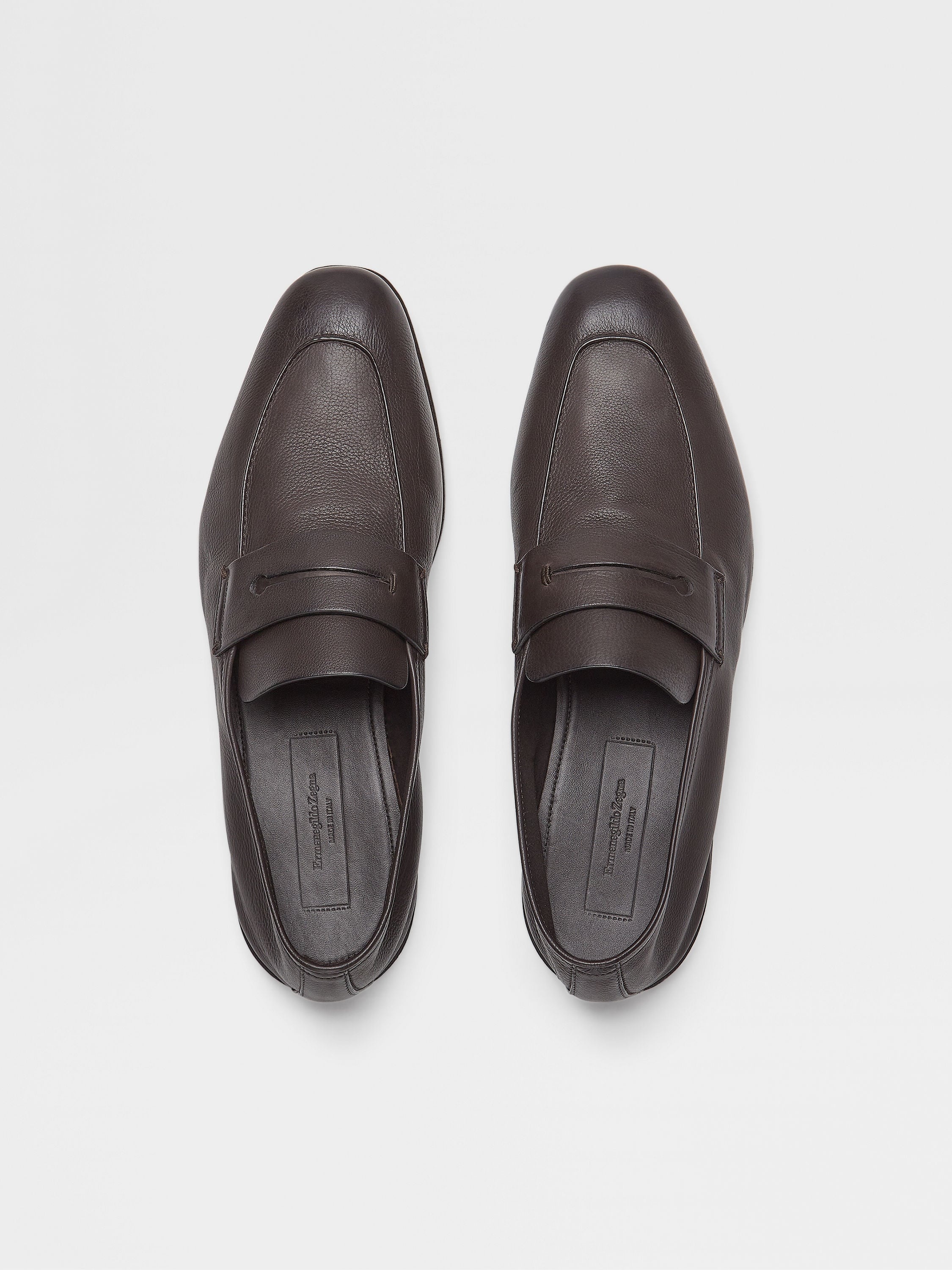 DARK BROWN SOFT LEATHER L'ASOLA MOCCASIN - 5