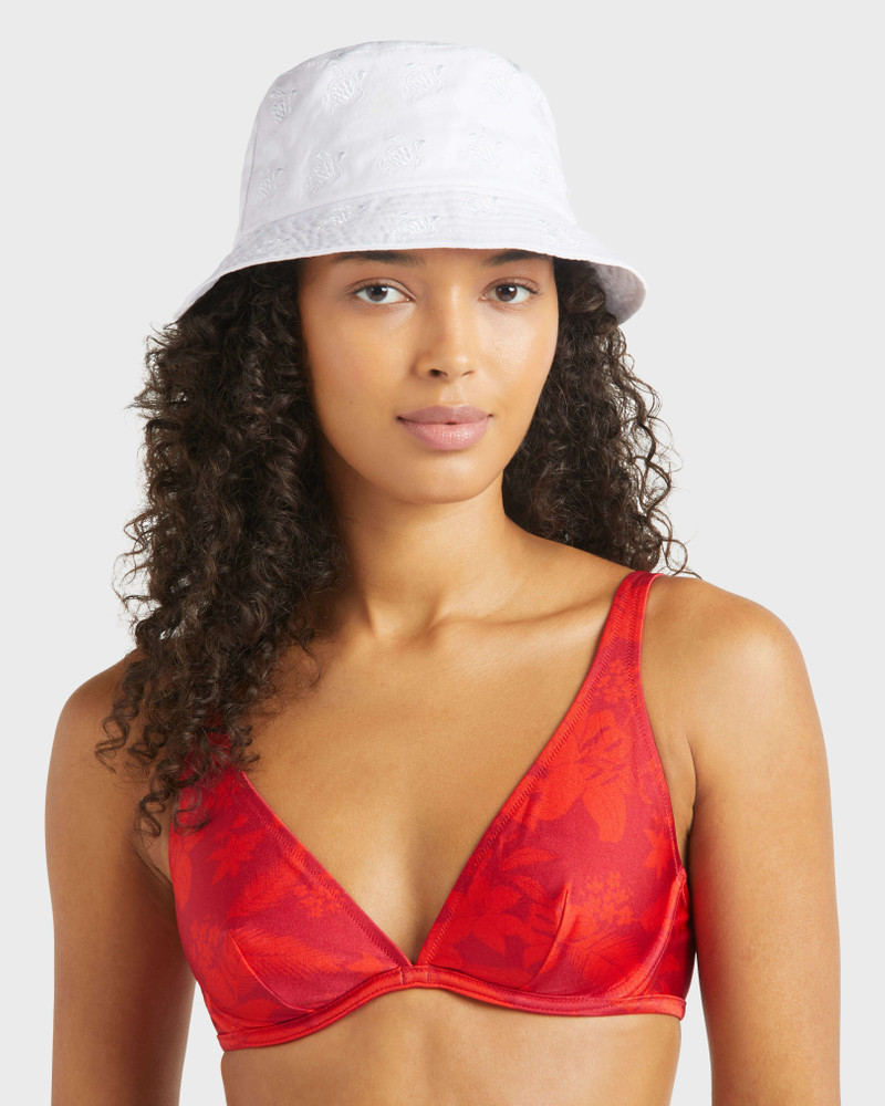 Embroidered Bucket Hat Turtles All Over 3