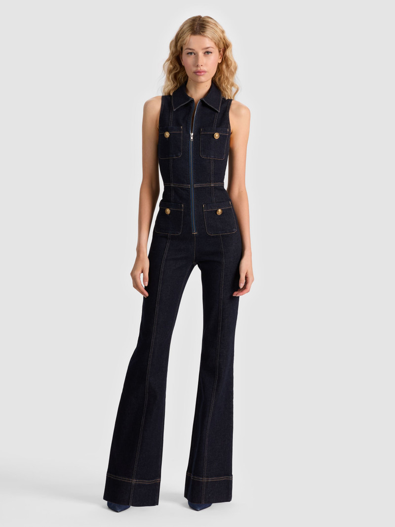 RACHEL SLEEVELESS DENIM JUMPSUIT 2