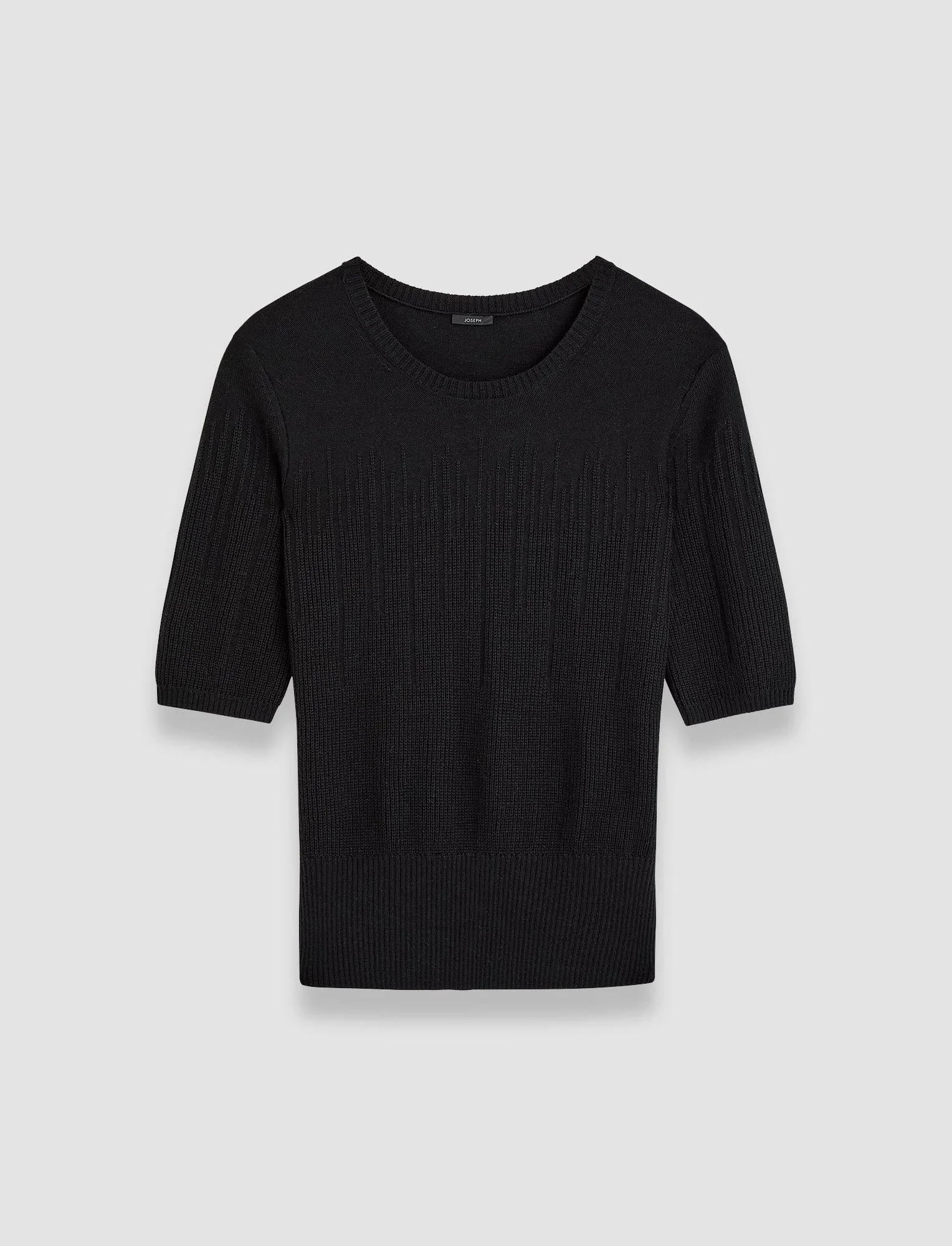 Gradient Stitch Round Neck Top - 1