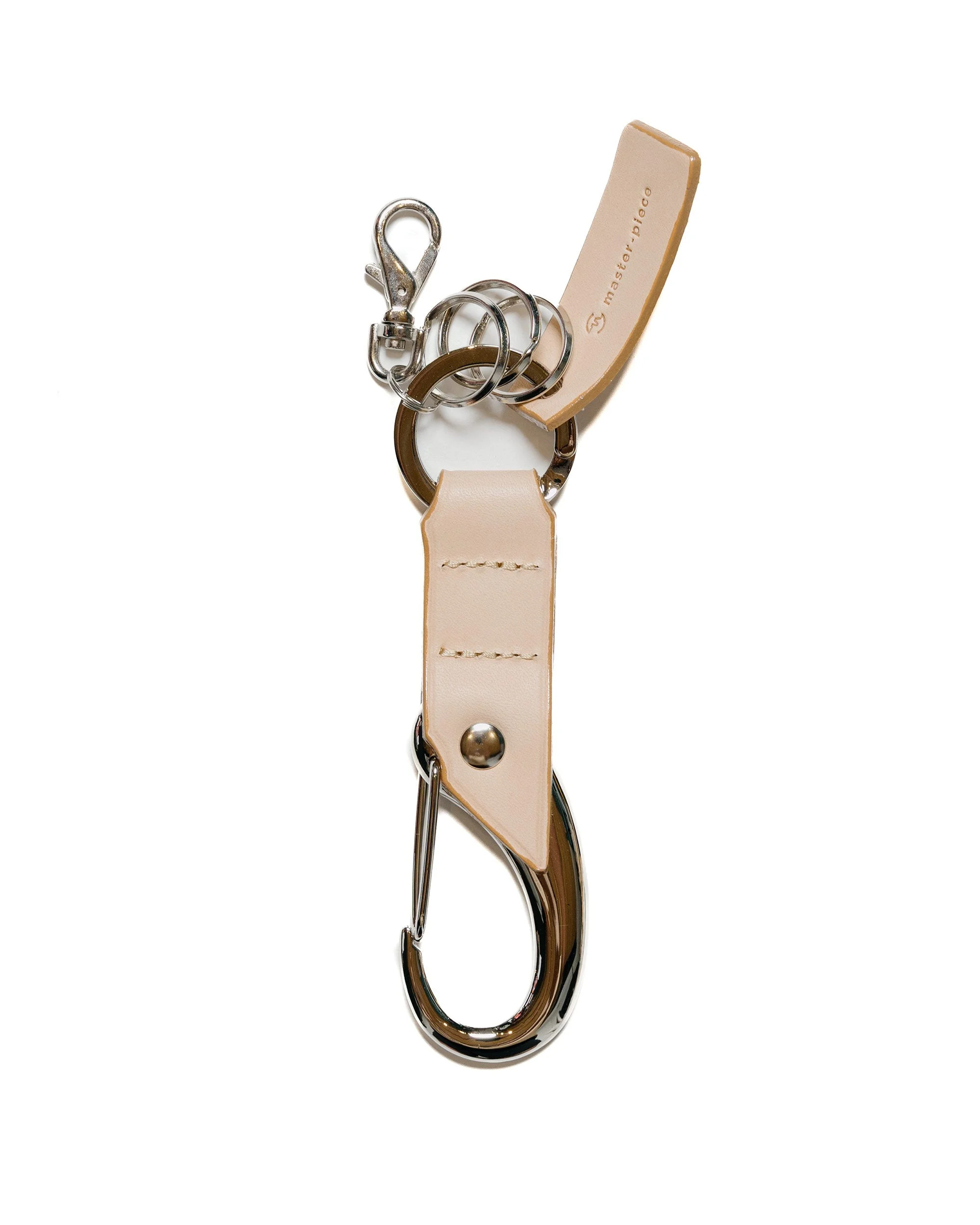 Magatama Key Ring Beige - 1