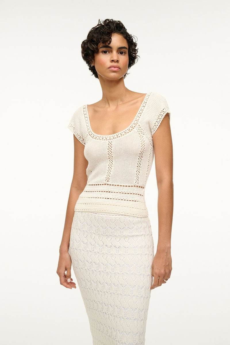 STAUD STAUD YARA TOP WHITE outlook