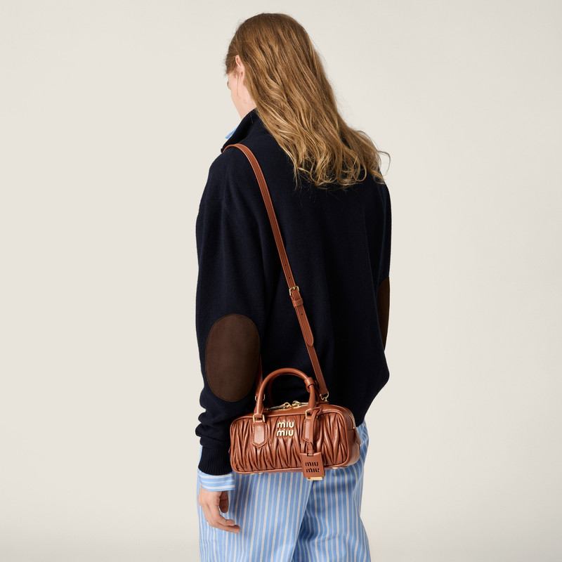 Miu Miu Arcadie matelassé nappa leather bag outlook