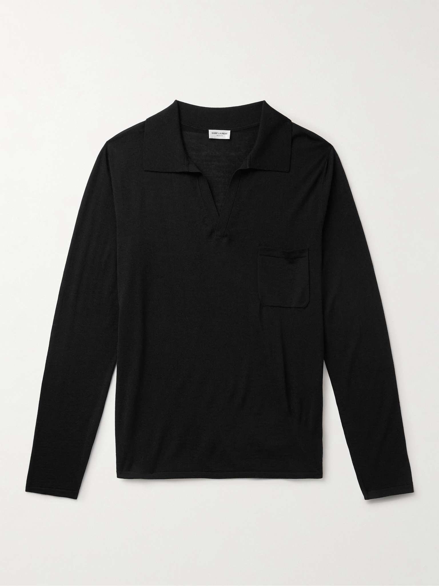 Logo-Embroidered Wool Polo Shirt - 2