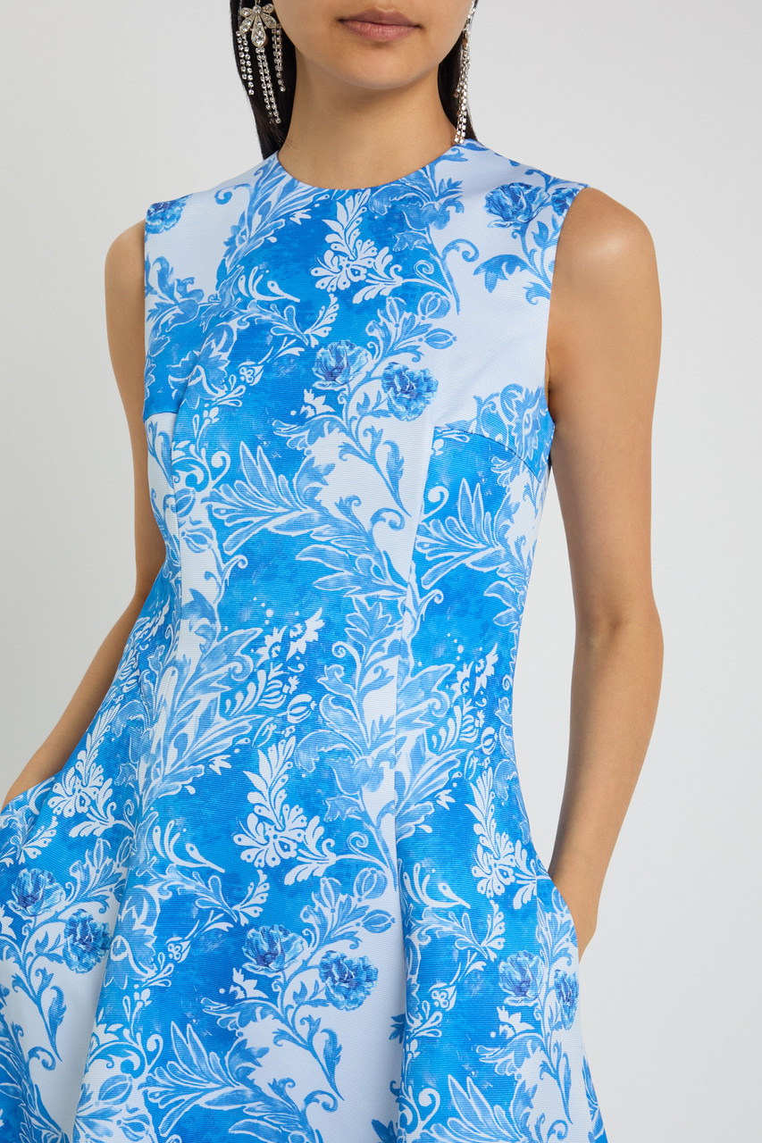 Emilia Wickstead Mara Floral-print Faille Midi Dress - 5