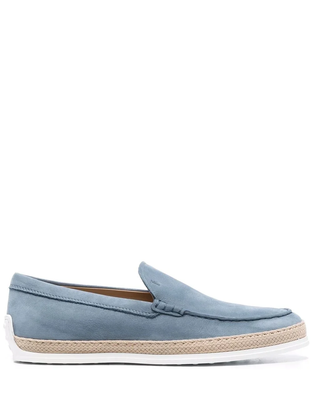almond-toe suede loafers - 1