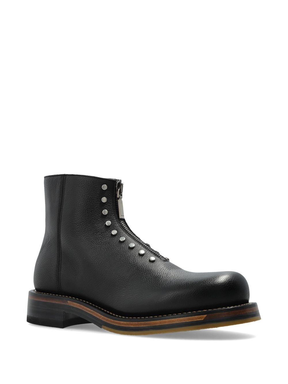 stud-embellished boots - 4