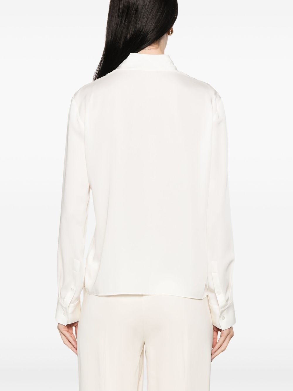 silk blouse - 4