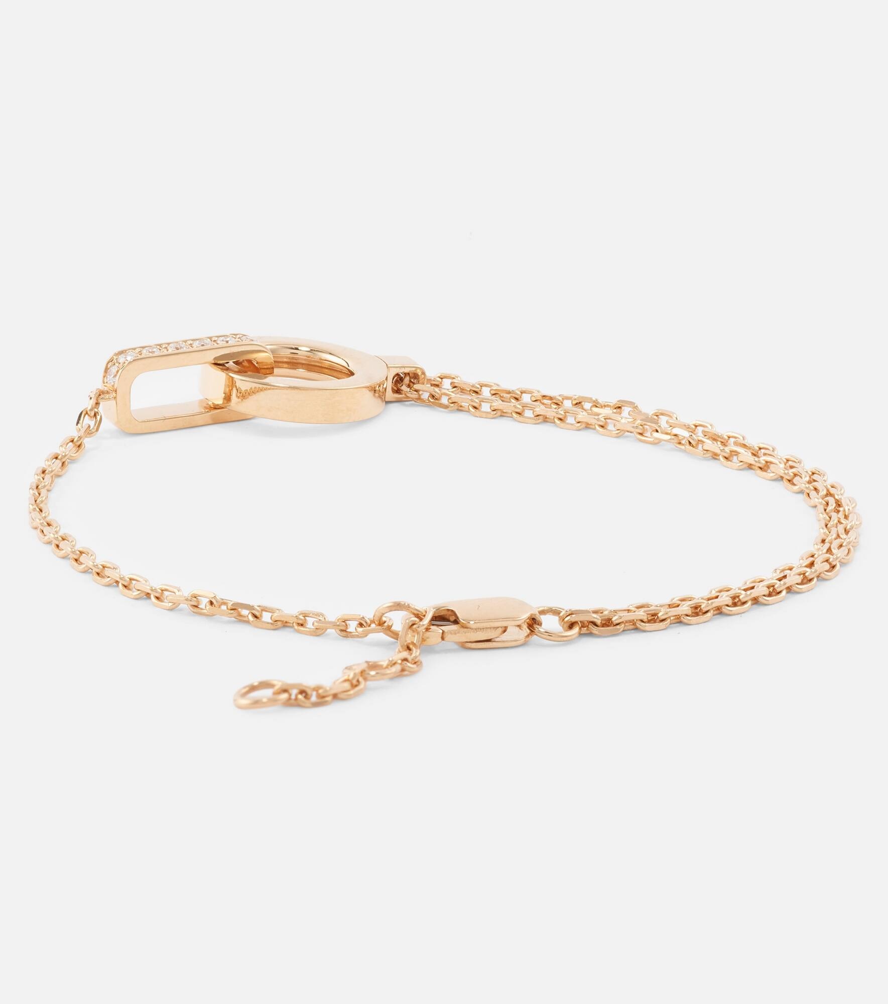 Berbere 18kt rose gold bracelet with diamonds - 4