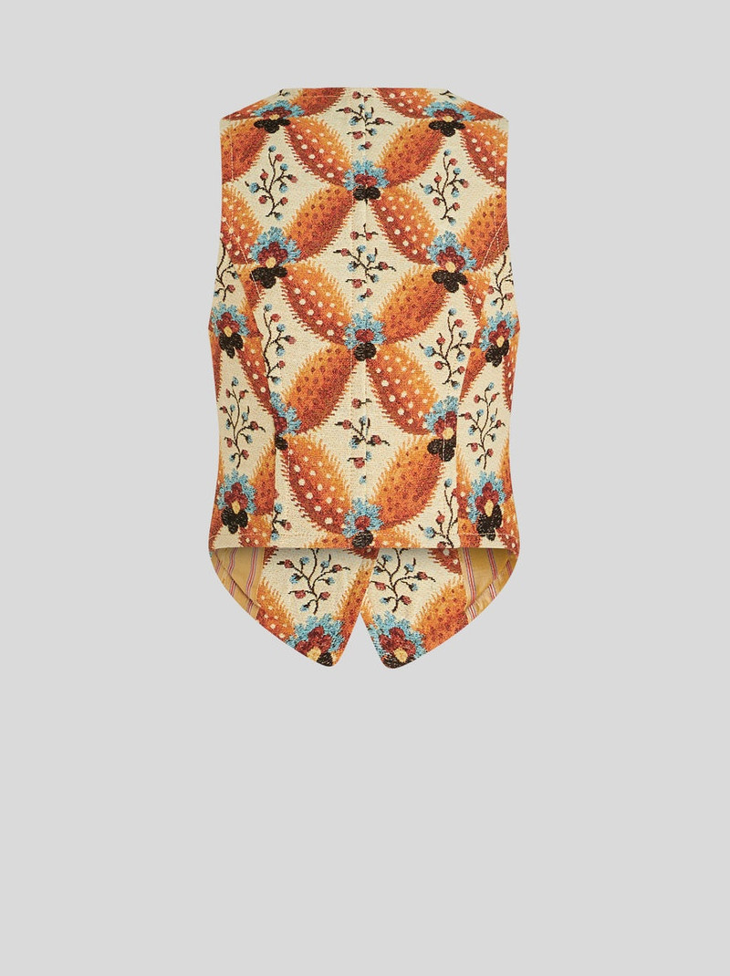 Etro JACQUARD WAISTCOAT outlook