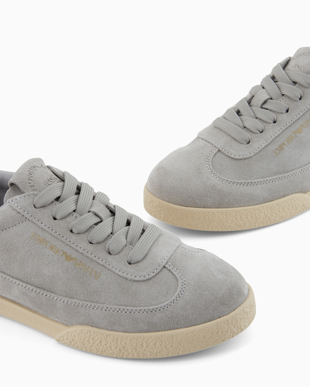 LEATHER AND SUEDE SNEAKERS - 5