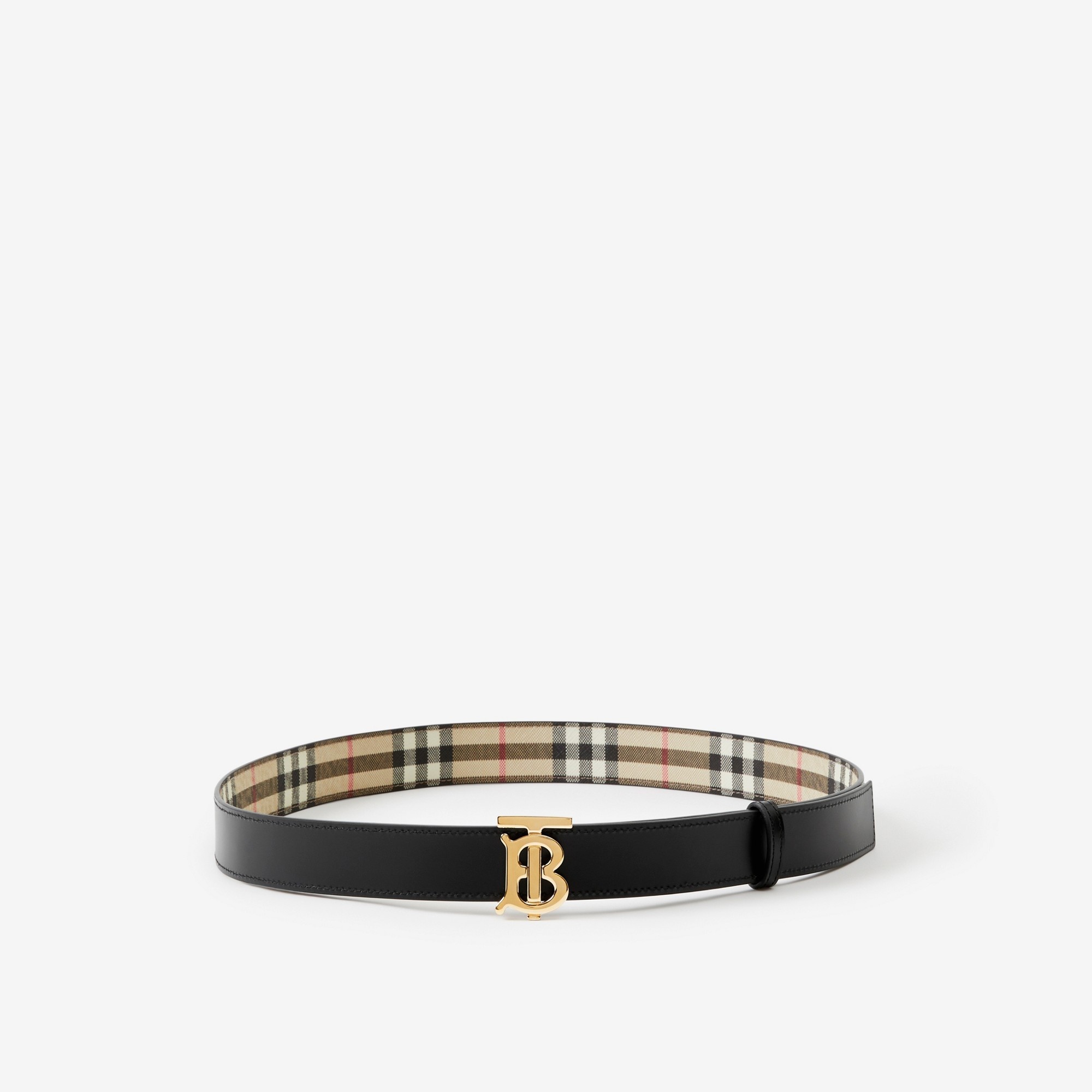 Reversible Monogram Motif Vintage Check Belt - 3