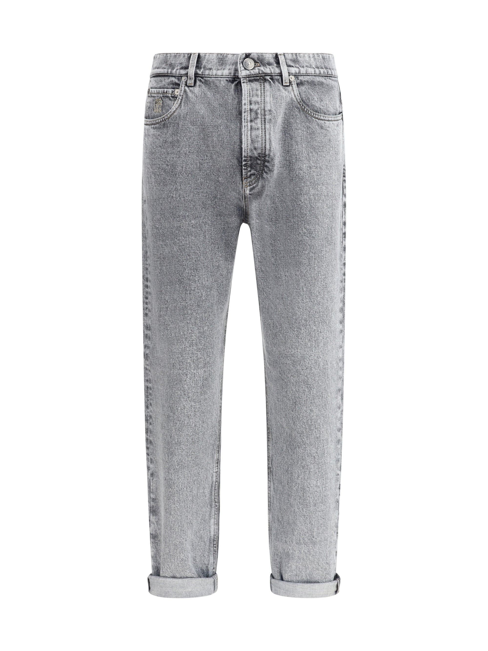 Brunello Cucinelli Men Denim Pants - 1