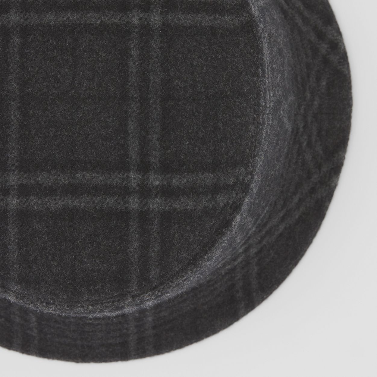 Check Wool Cashmere Bucket Hat - 2