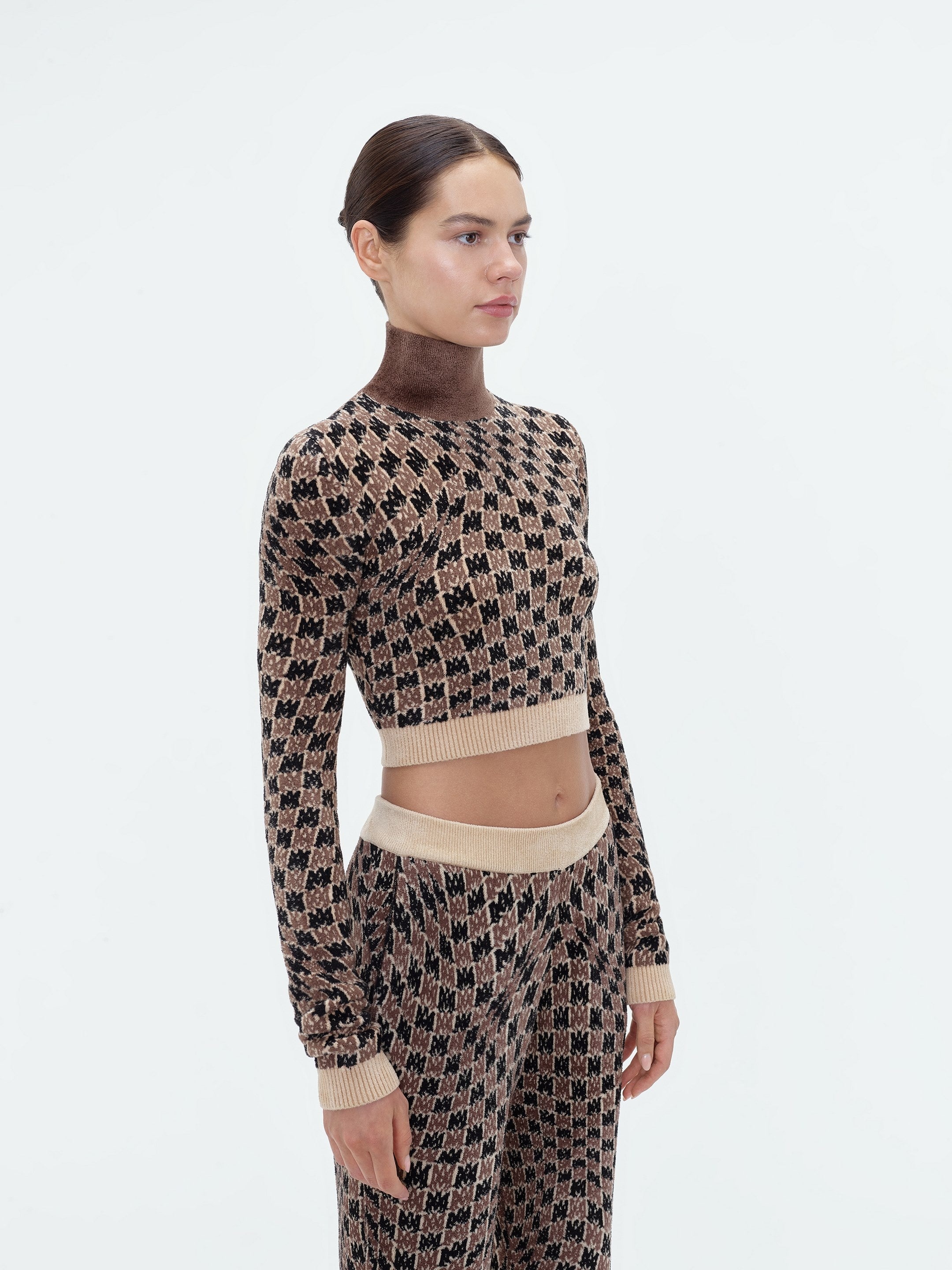 MA SWIRL L/S CROP TOP - 3
