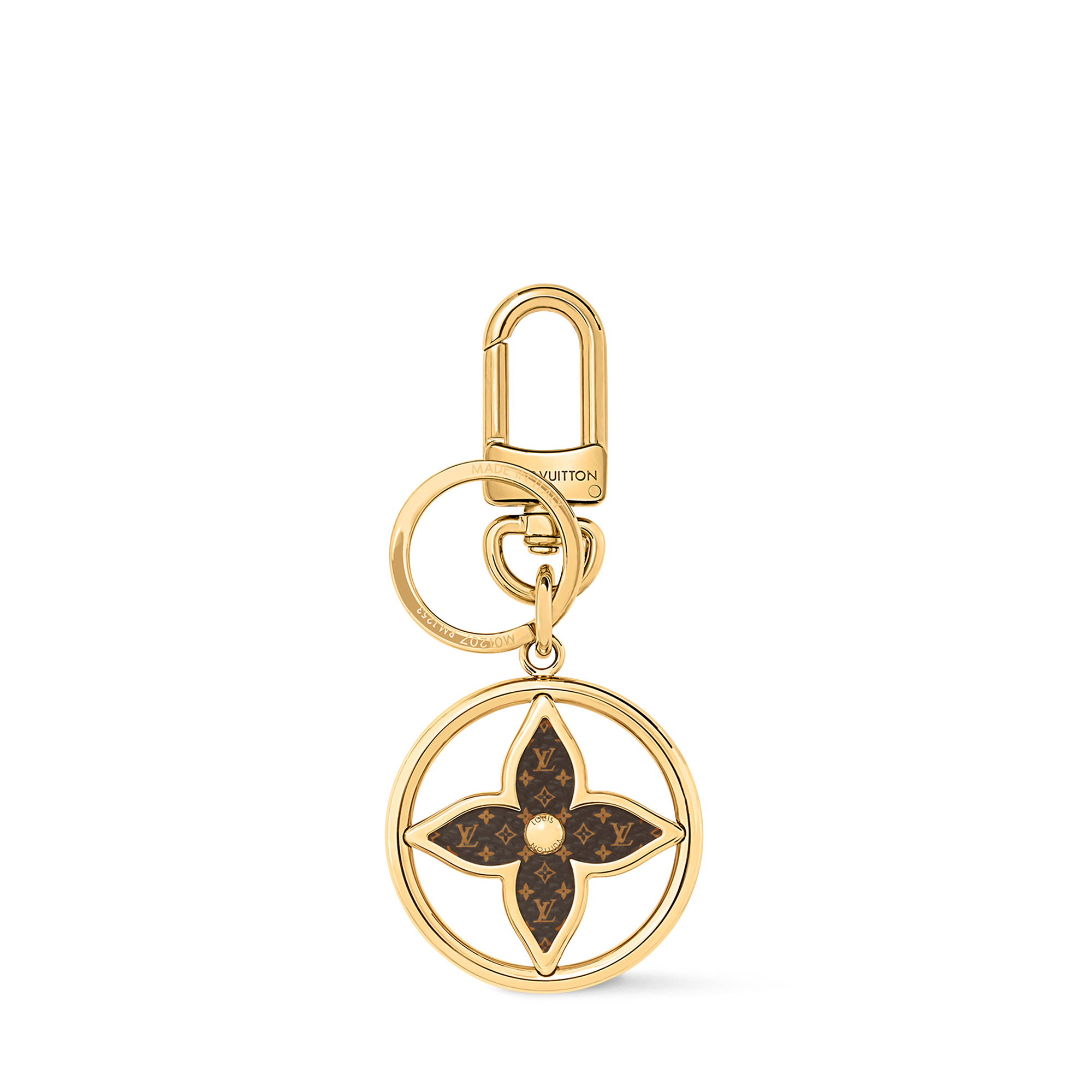 Puzzle Flower Monogram Keyring - 2
