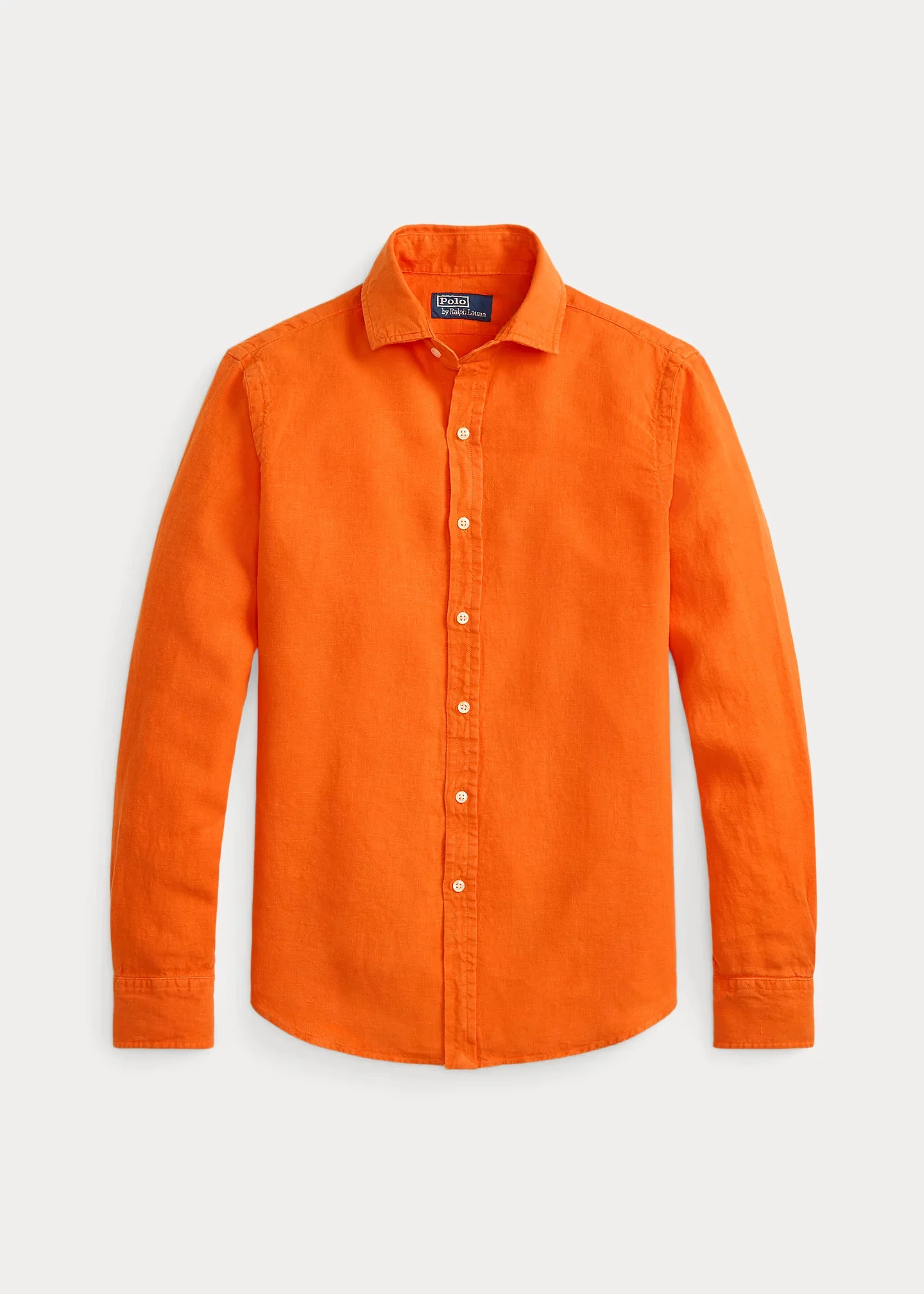 Classic Fit Slub Linen Shirt - 1