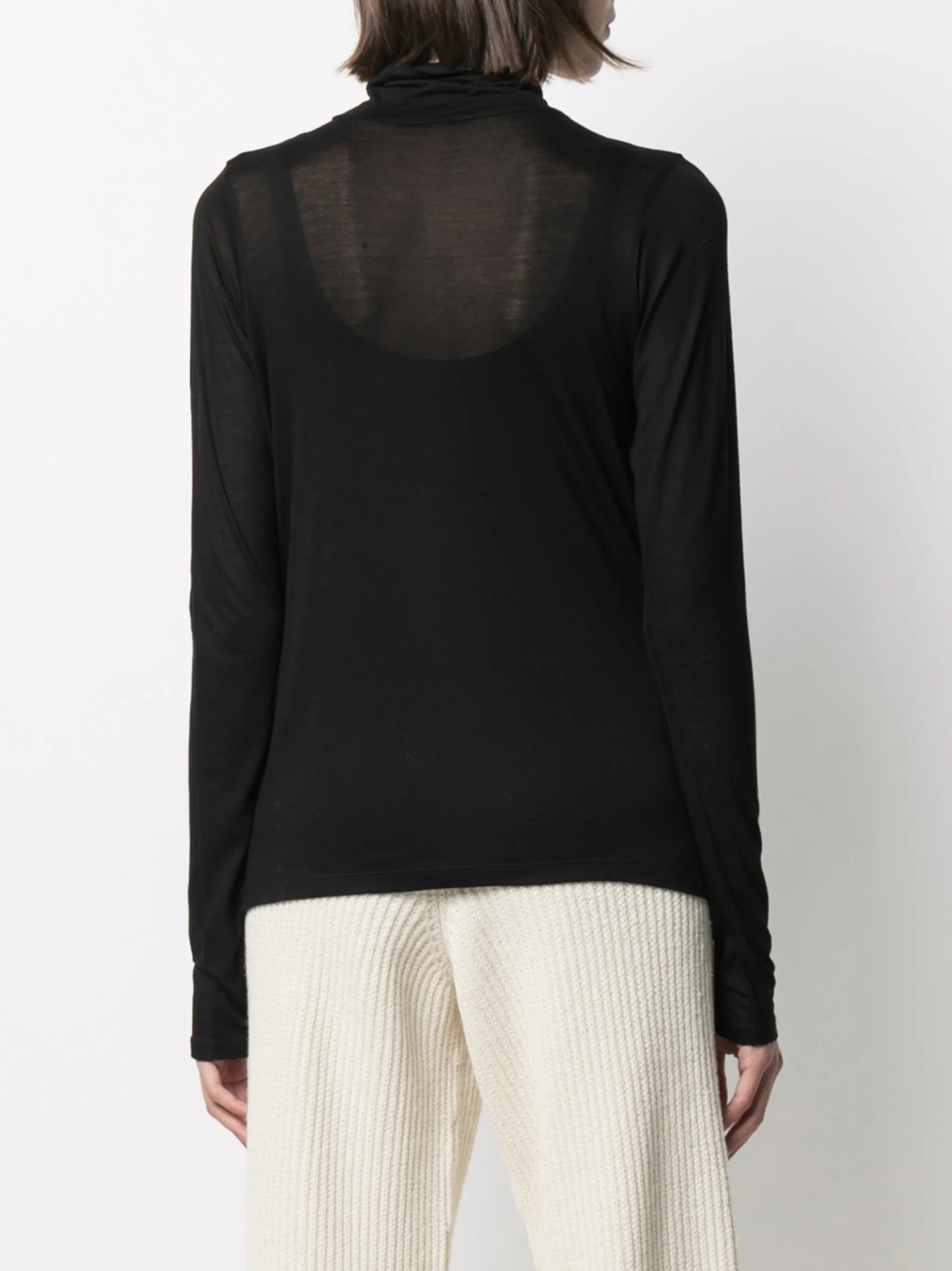 Baserange Rollneck Long-sleeve Bamboo T-shirt - 4