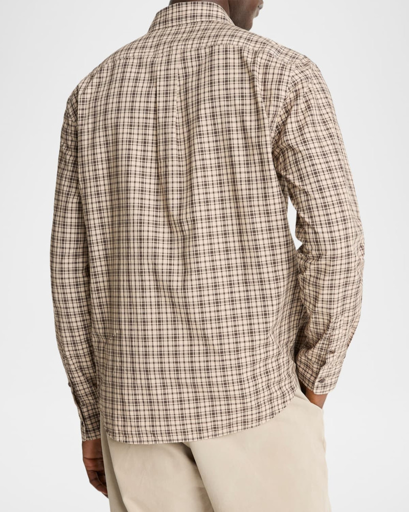 Vince Men's Great Falls Cotton Plaid Button-Down Shirt outlook