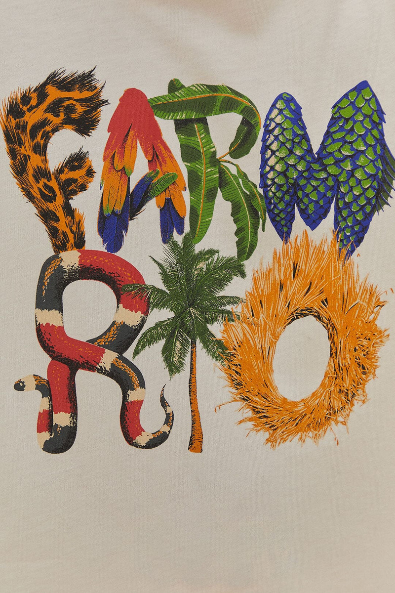 Off-White Farm Rio Wild Relaxed T-Shirt 5