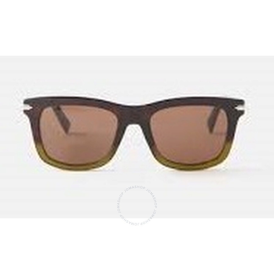 Dior Brown Square Men's Sunglasses DIORBLACKSUIT DM40087I 56E 53 - 1