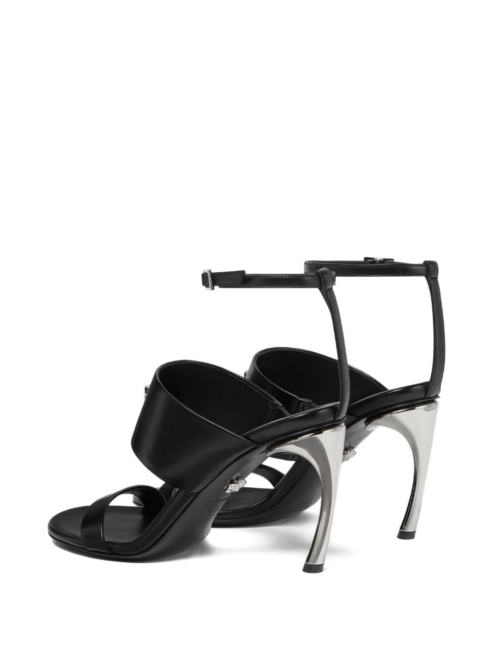 Medusa Head-embellished ankle-strap sandals - 3