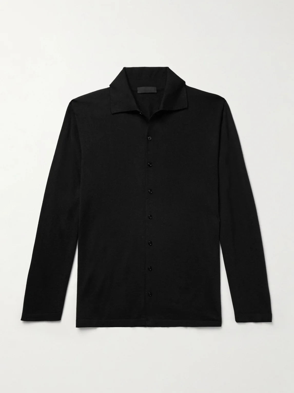 Carlo Cashmere and Silk-Blend Shirt - 1