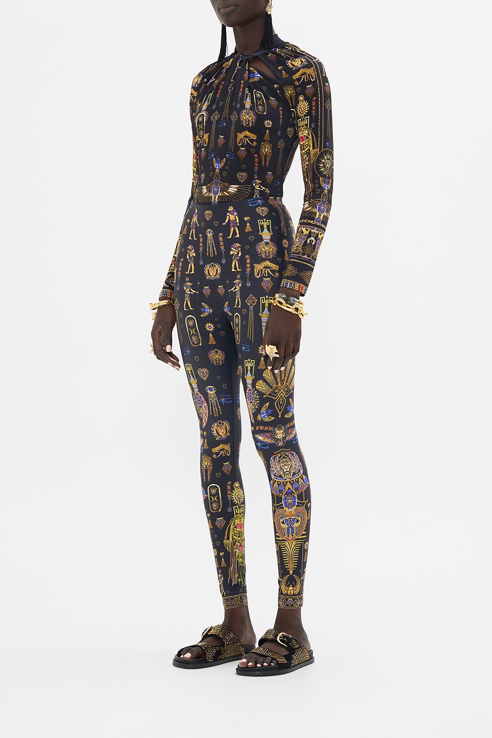 LUSTRE PRINTED LEGGING - 4