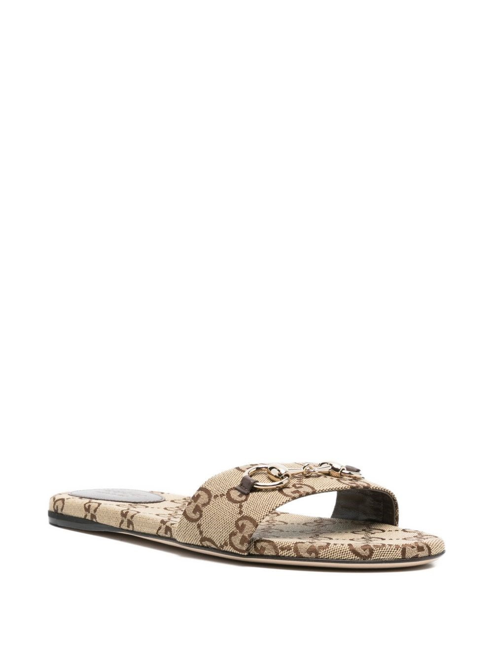 GG canvas flat sandals - 3