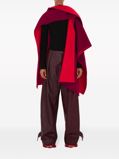Burberry EKD cashmere hooded cape outlook