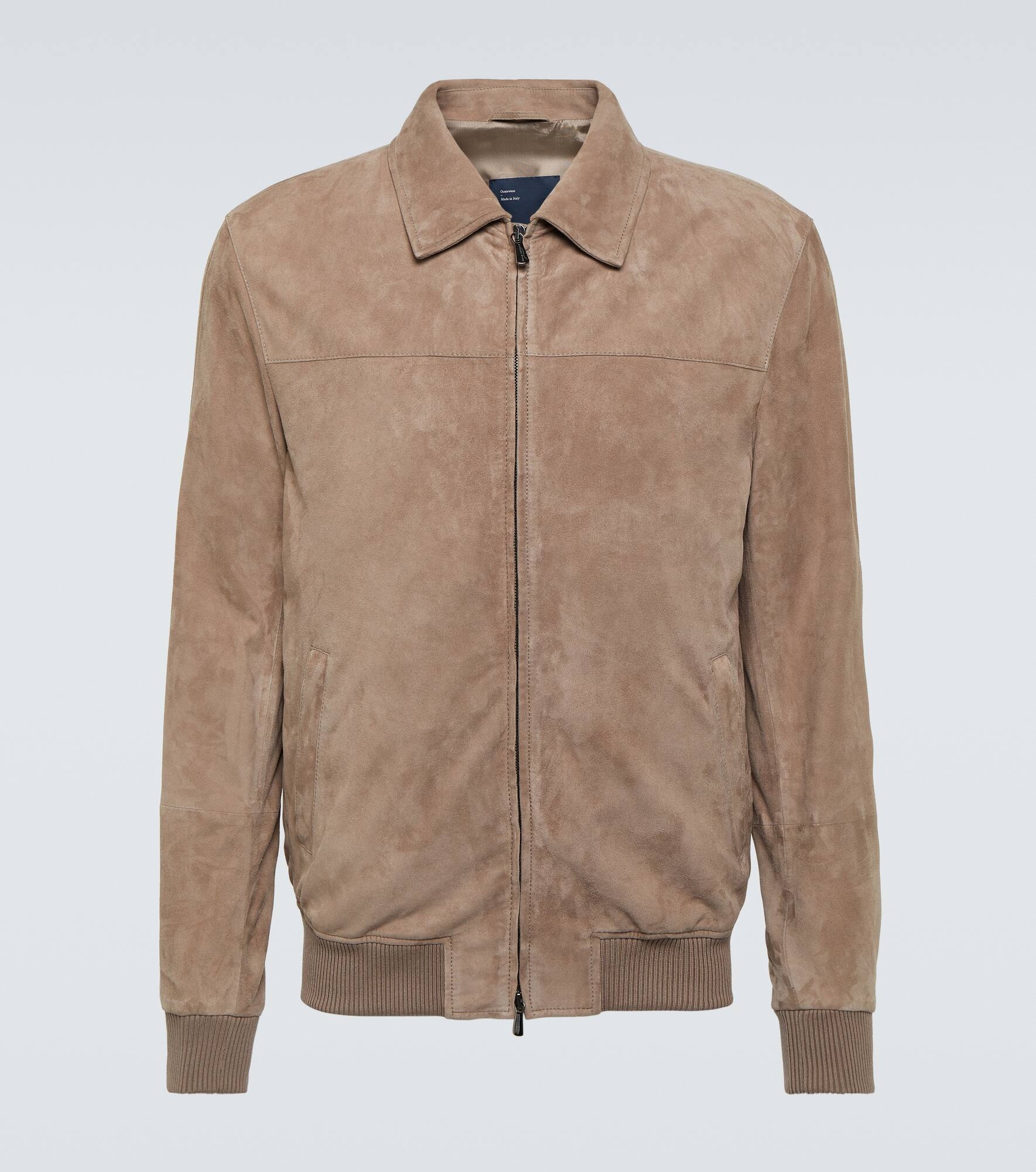 Suede bomber jacket - 1