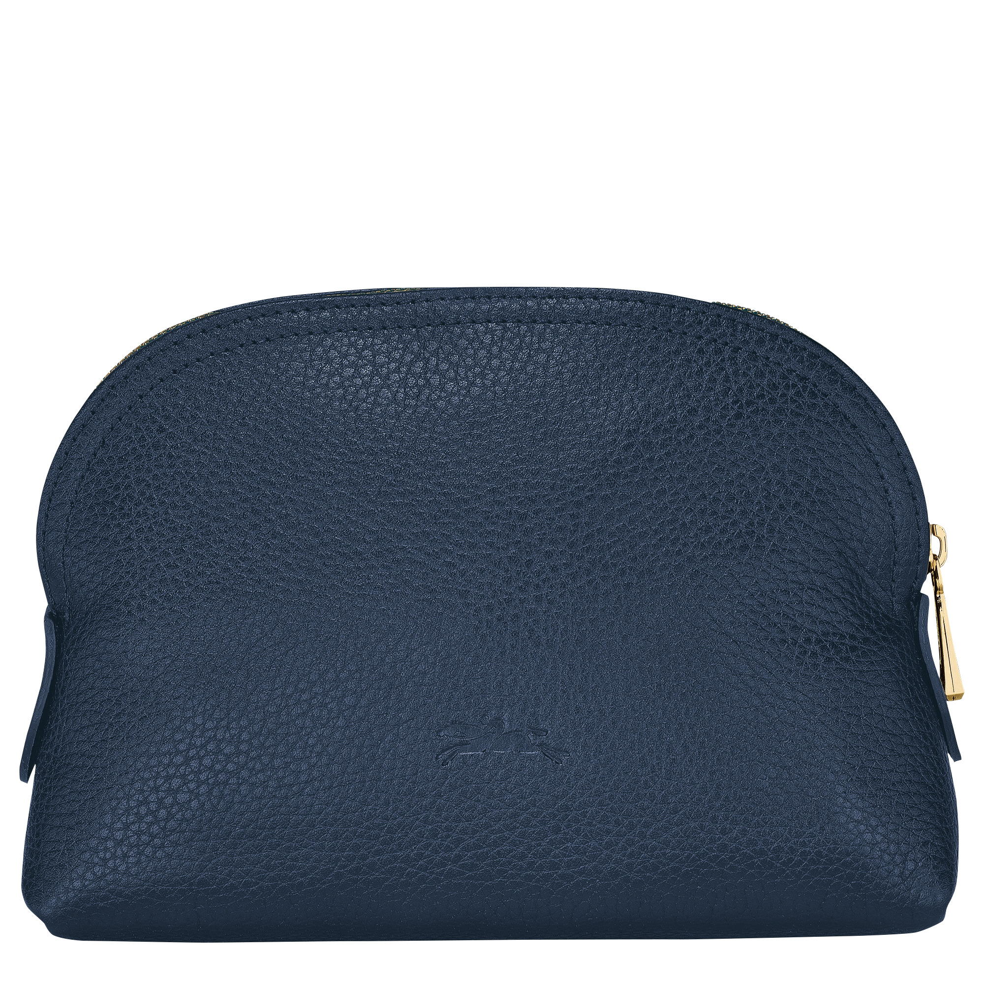 Le Foulonné Pouch Navy - Leather - 3