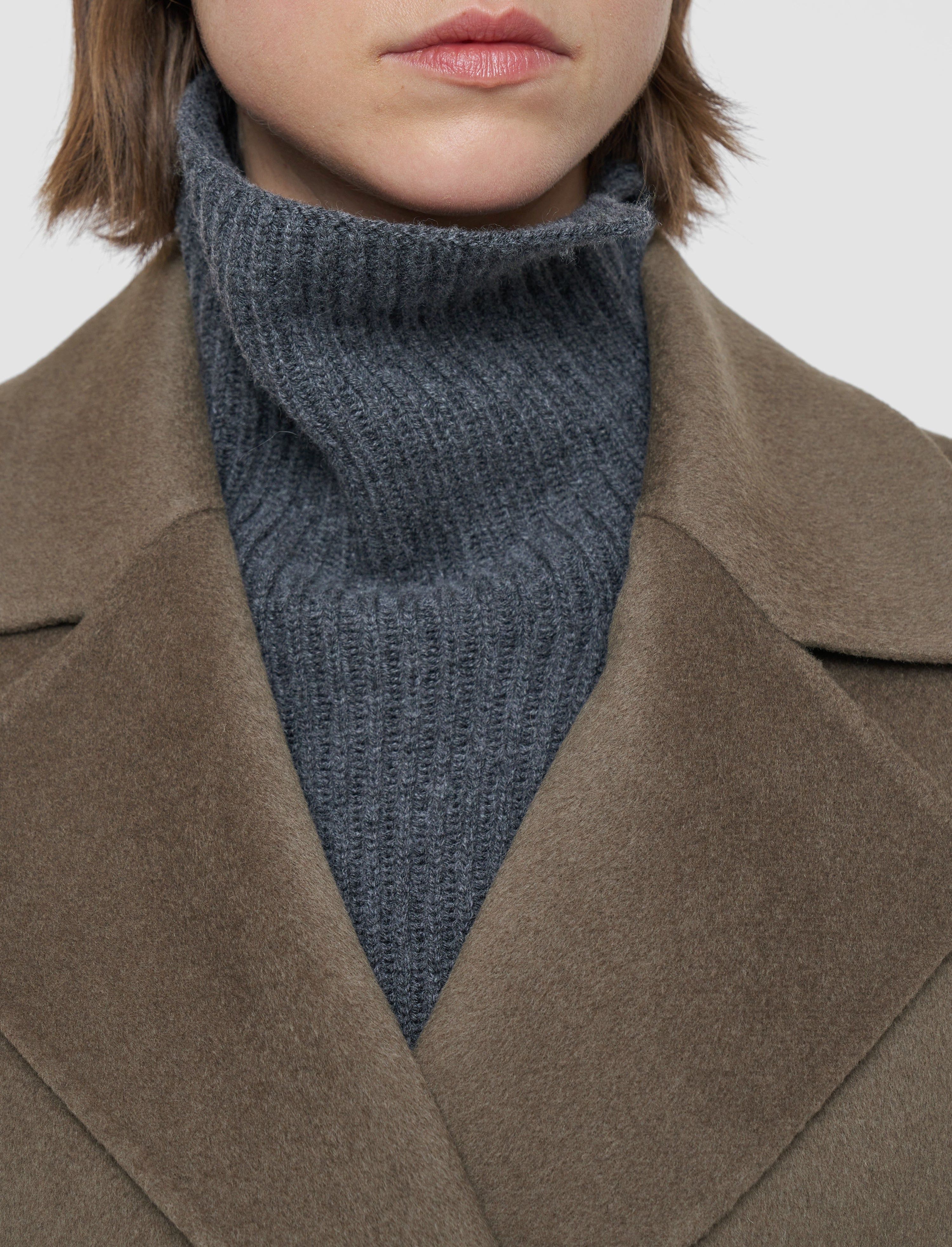 Arline Double Face Cashmere Coat - 5