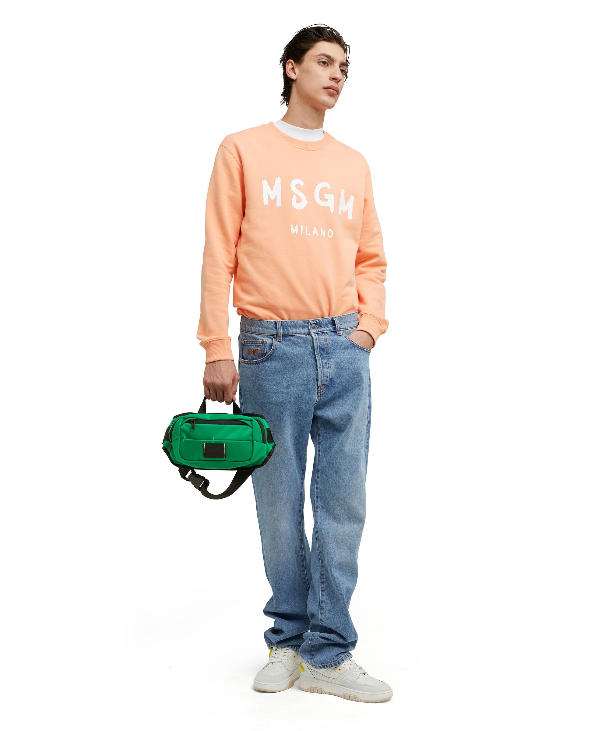 MSGM signature nylon waist bag - 5
