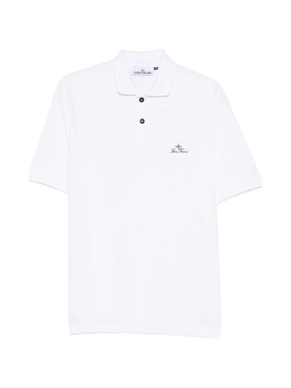logo-embroidery polo shirt - 1