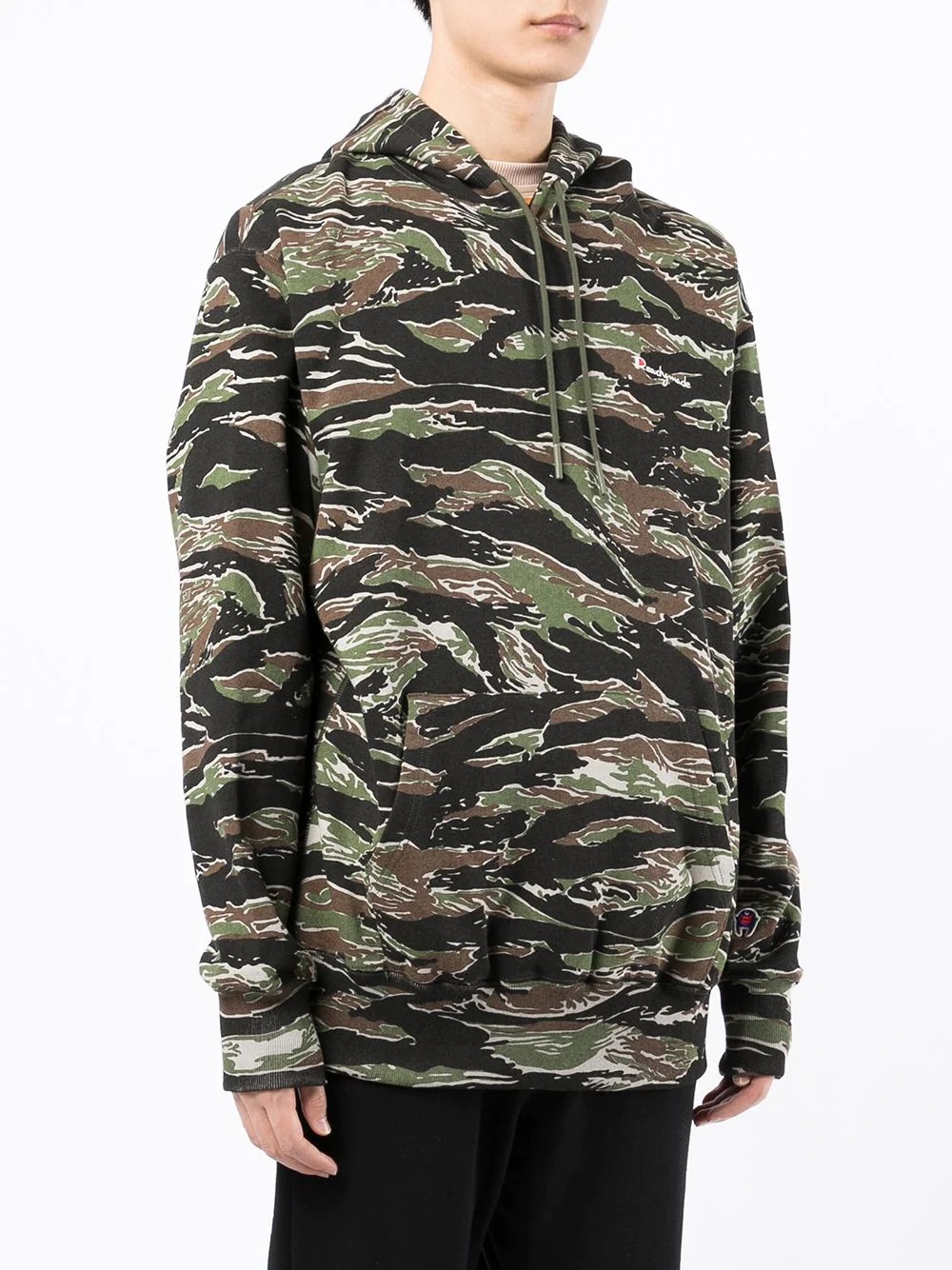 camouflage-print long-sleeve hoodie - 3