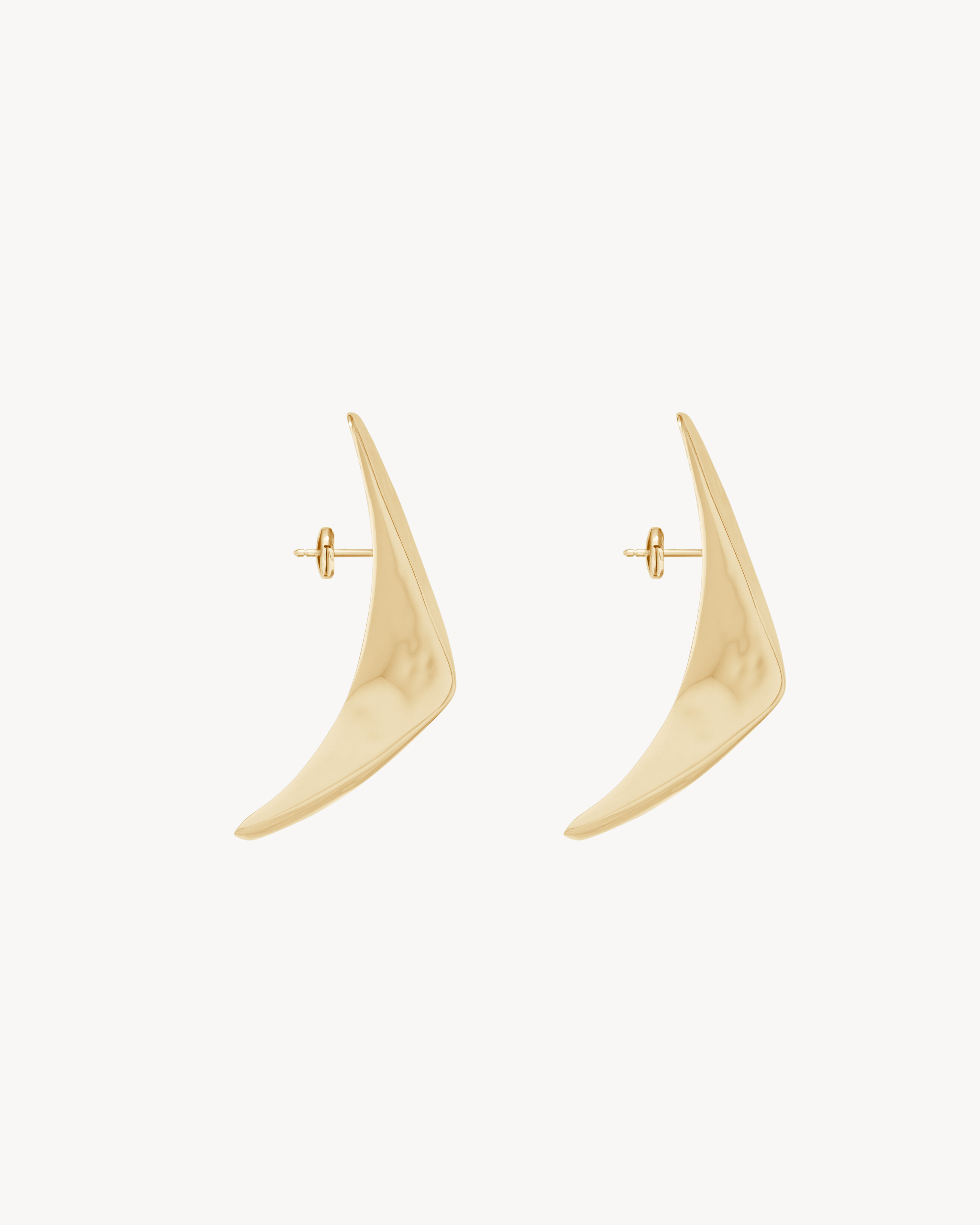 TRAPEZE EARRINGS IN 18K YELLOW GOLD - 4