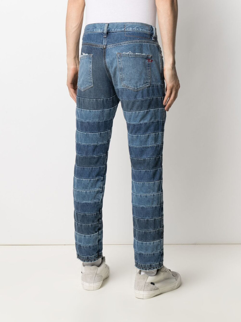 Slim D-Strukt panelled jeans 4