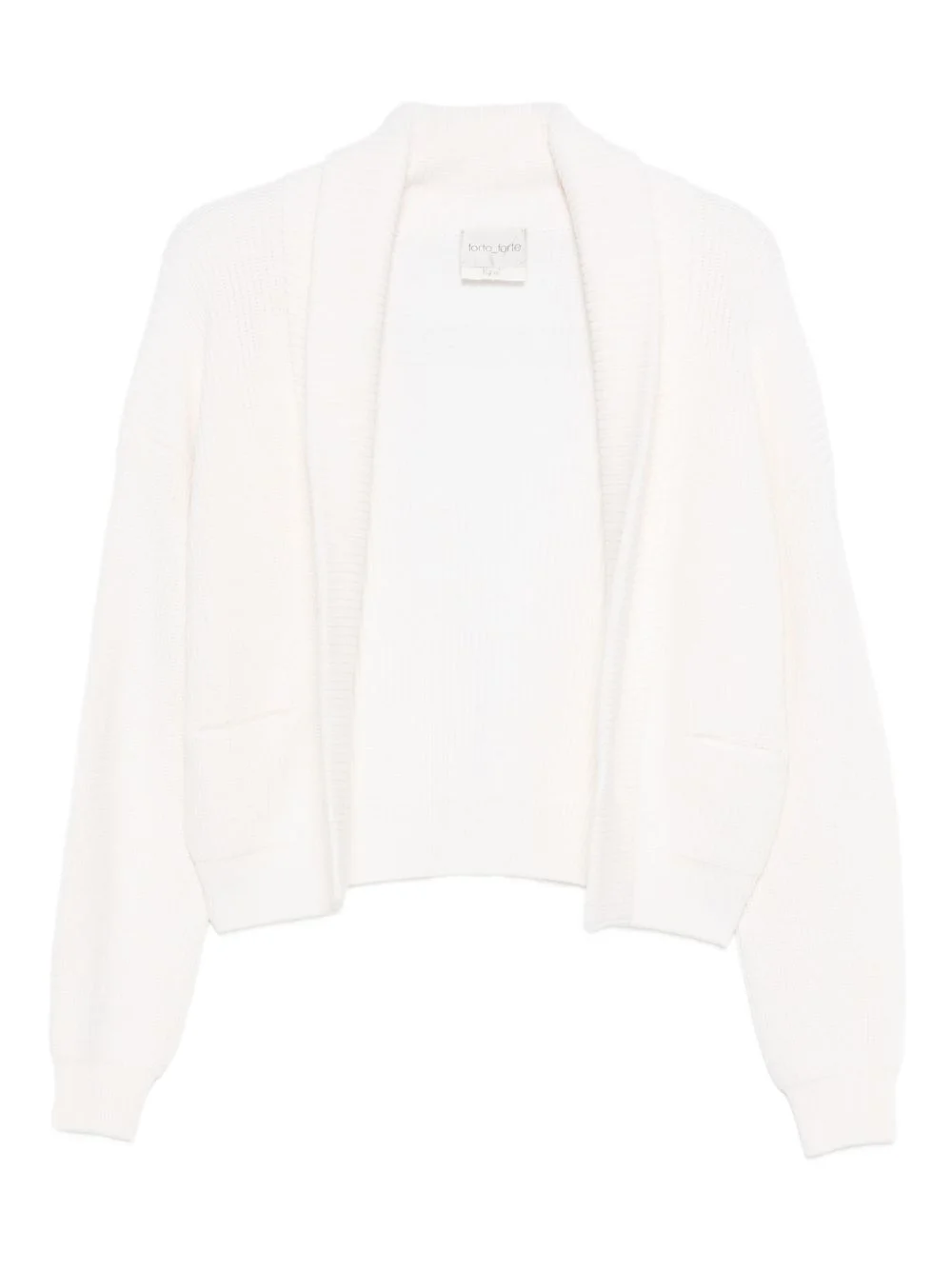 open-front cardigan - 1