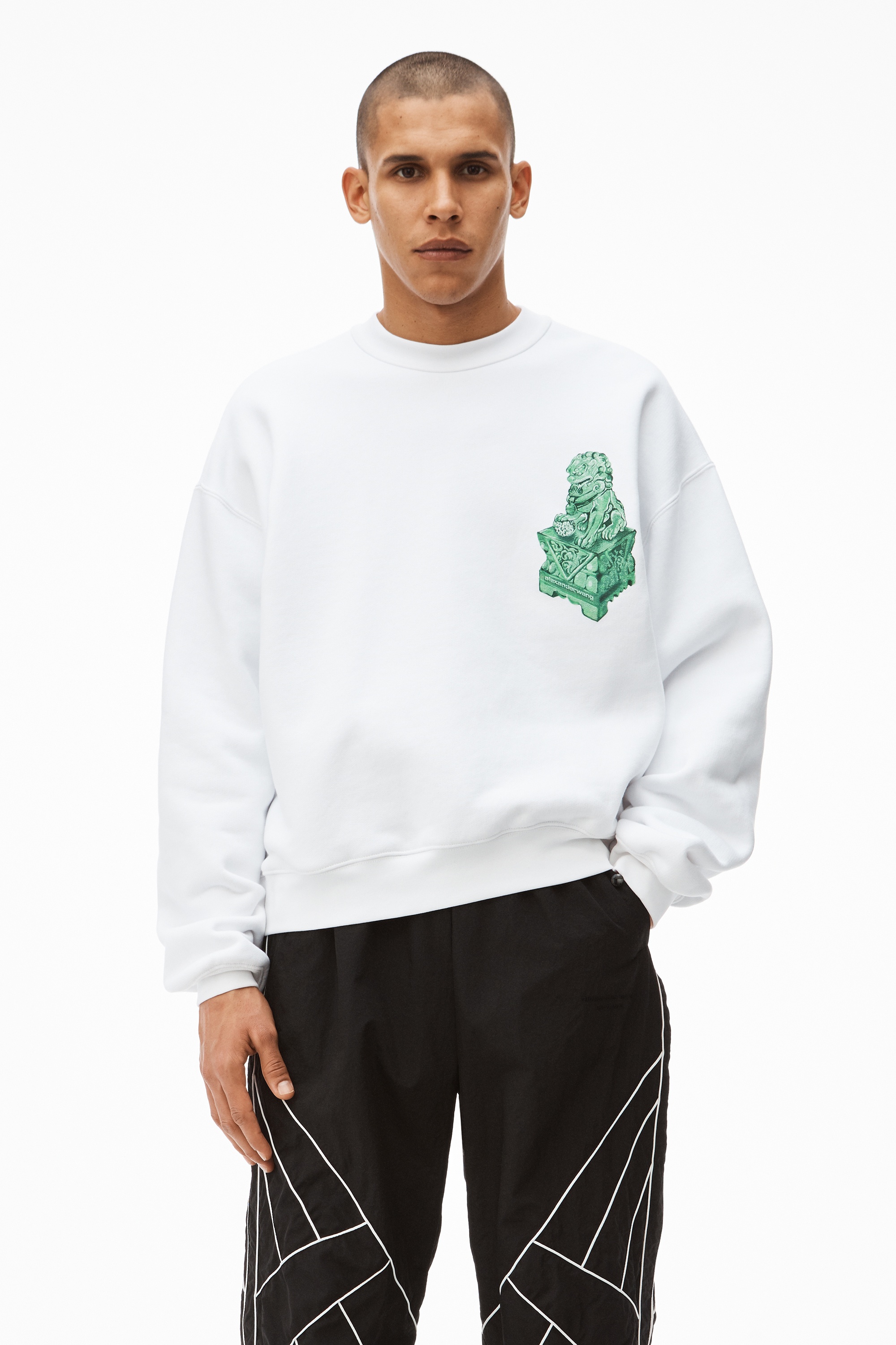 GRAPHIC CREWNECK SWEATSHIRT IN TERRY - 3