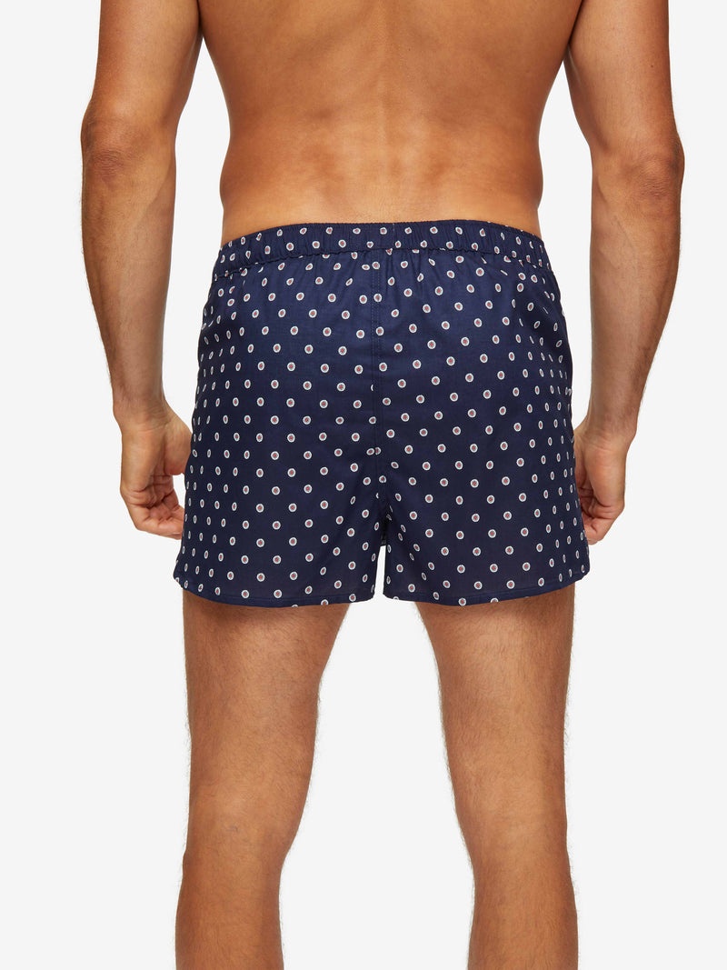 Men's Modern Fit Boxers Nelson 93 Cotton Batiste Navy - 5