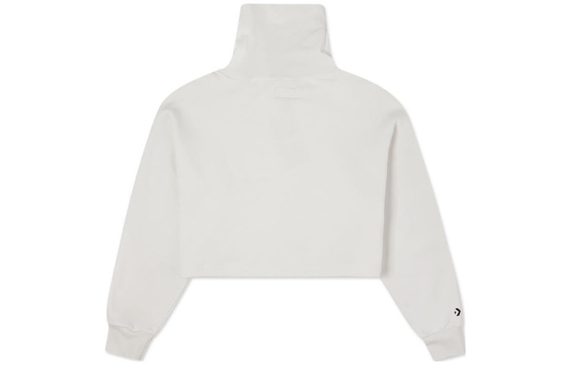 Converse (WMNS) HIGH NECK MOCK Crew White CREAM 10022736-A03 outlook