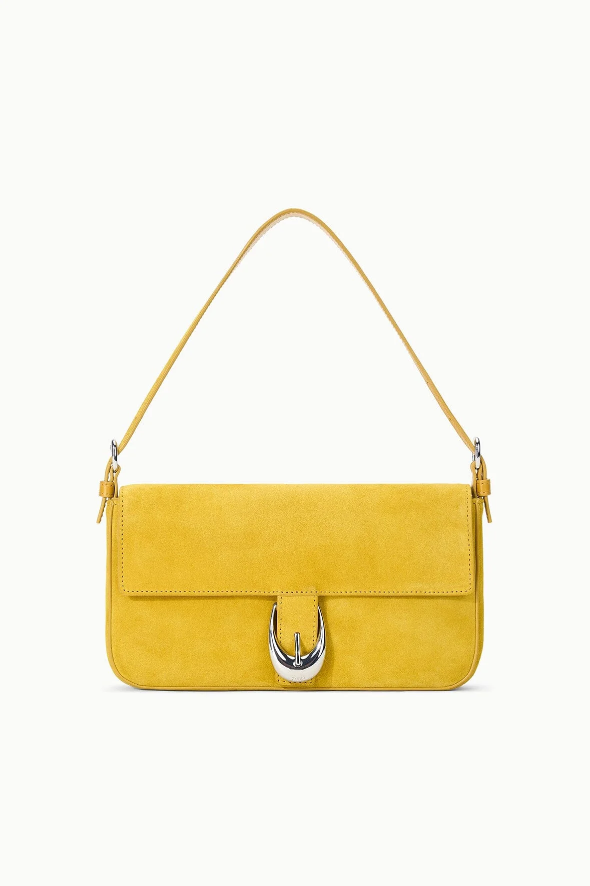 STAUD HARLOW BAG GOLDENROD SUEDE - 1