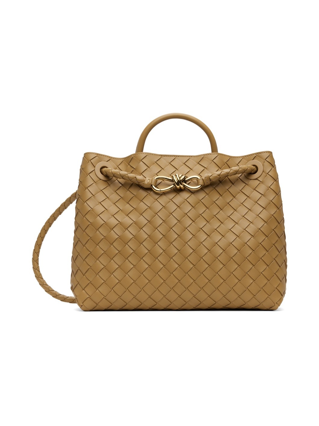 Tan Medium Andiamo Bag - 1